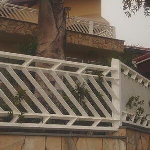 Grade de Concreto Diagonal